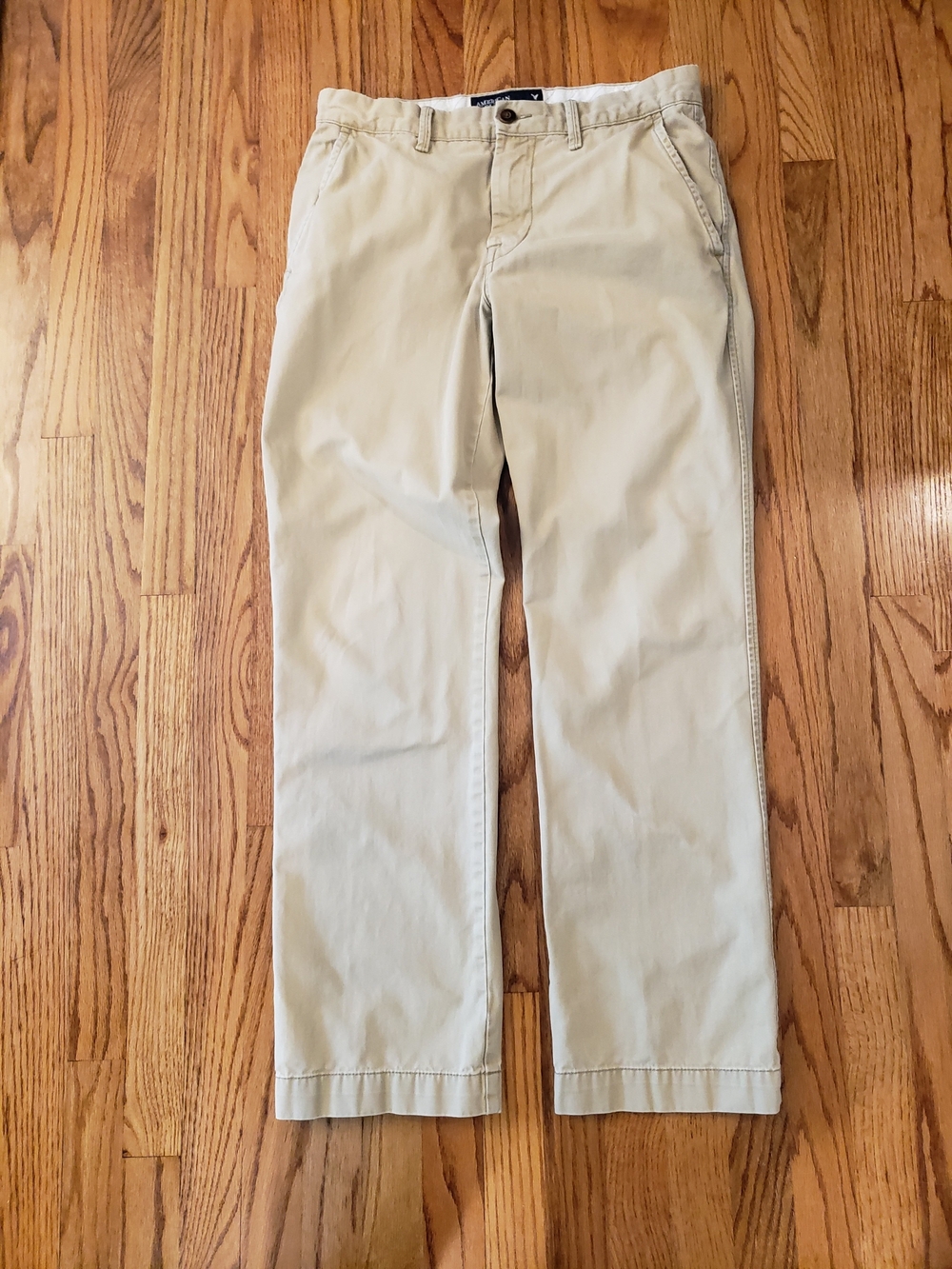 American Eagle Outfitters Men's Tan Chino Pants Size: 32/34